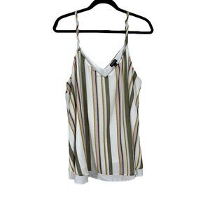 Torrid Duel Layer Vertical Stripes Flowy Cami Tank Top Women's Plus Size 2X